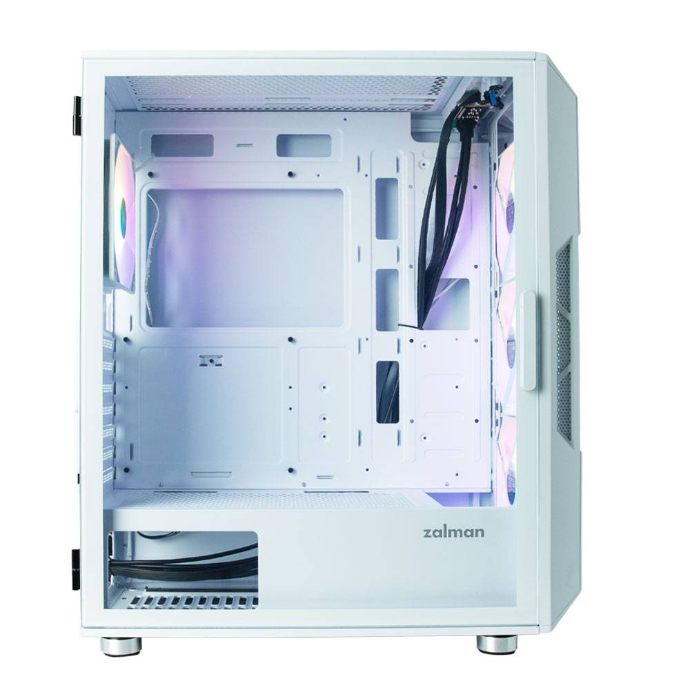 корпус ZALMAN I3 NEO WHITE, ATX, WHITE, FRONT MESH, WINDOW, 2x3.5", 3x2.5", 1xUSB2.0, 2xUSB3.0, FRON