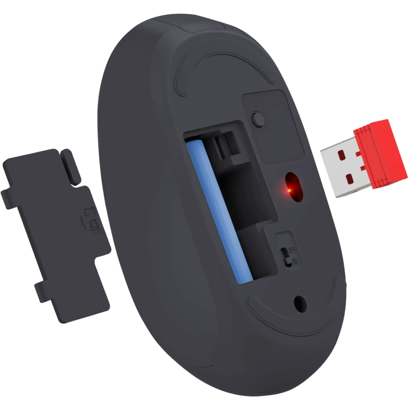 Мышь беспроводная Bluetooth/2.4G 3кн. 1600dpi черн. Smart MM-396 52396 DEFENDER