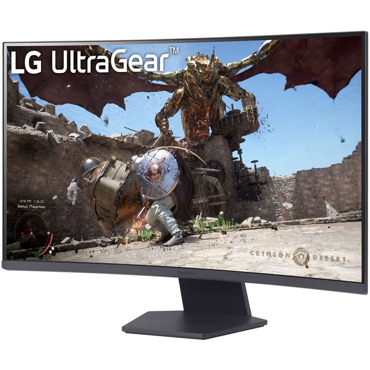 МОНИТОР 32" LG 32GS60QC-B Dark-Grey (VA, изогнутый, 2560x1440, 180Hz, 1 ms, 178°/178°, 300 cd/m, 300