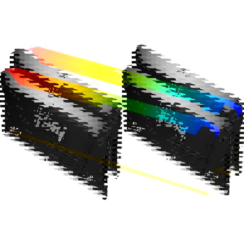 Память DDR4 2x32GB 3200MHz Kingston KF432C16BB2AK2/64 Fury Beast RGB RTL Gaming PC4-25600 CL16 DIMM 