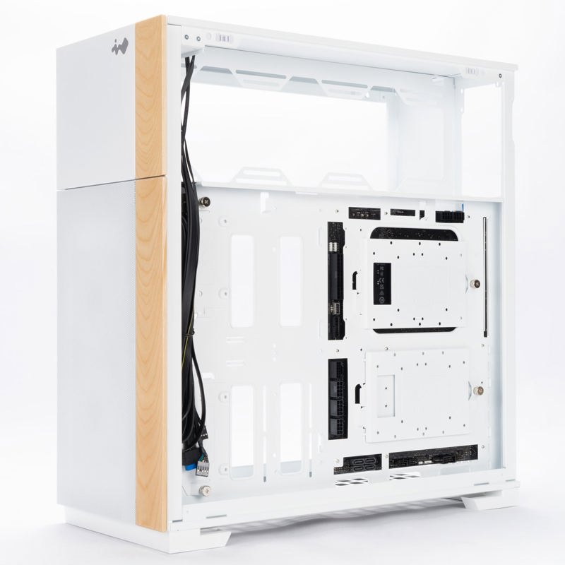 Корпус InWin F5, Full-Tower, TG, 3x140mm ARGB, 2xUSB-A 3.0 + 1xUSB-C 3.2, E-ATX, ATX, mATX, mITX Whi
