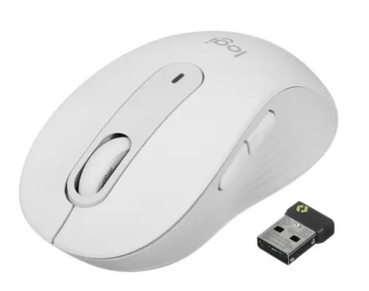 Мышь Logitech M650 белый/серый оптическая 4000dpi беспров. BT/Radio USB 4but (910-006392)