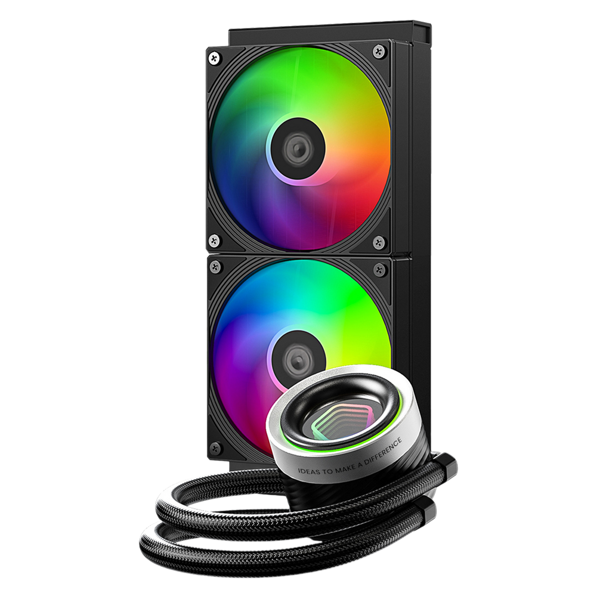 Вентилятор для процессора ID-Cooling FX240 INFINITY ARGB (Black) 300W all Intel/AMD