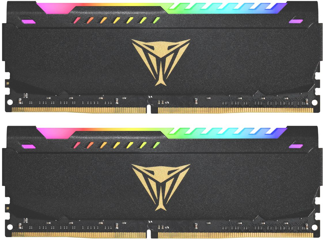 Память DDR4 2x32GB 3200MHz Patriot PVSR464G320C8K Viper Steel RGB RTL Gaming PC4-25600 CL18 DIMM 288