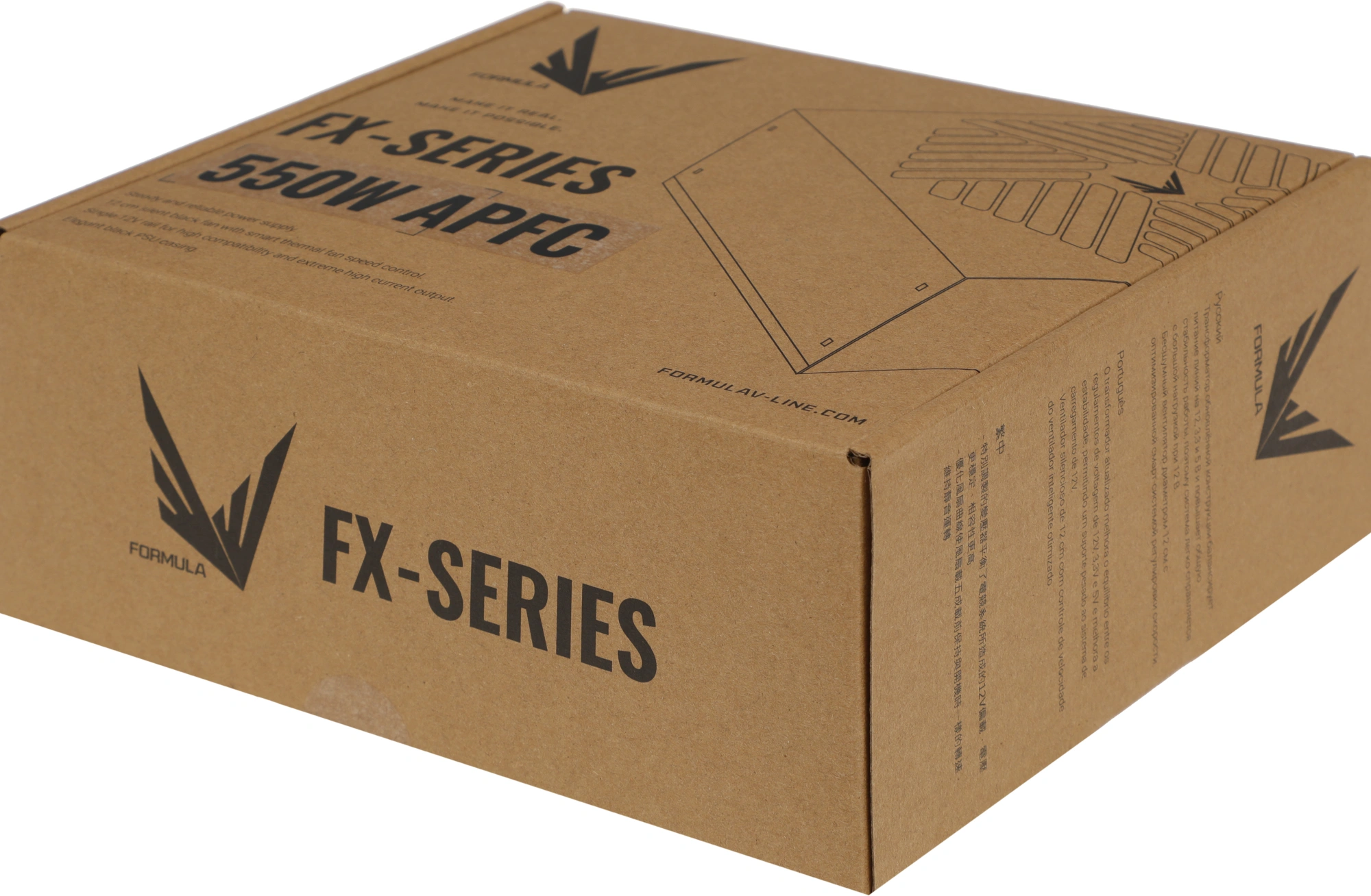 Блок питания Formula ATX 550W FX-550 (20+4pin) APFC 120mm fan 4xSATA RTL