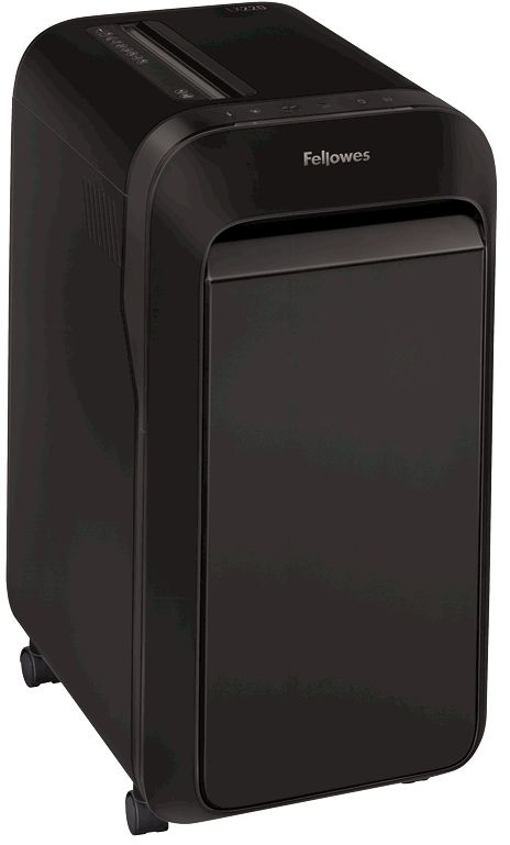 Шредер Fellowes PowerShred LX220 черный (секр.P-4) фрагменты 20лист. 30лтр. скрепки скобы пл.карты