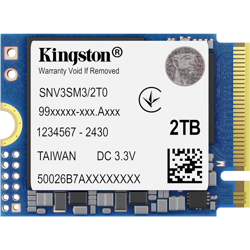 Накопитель SSD Kingston PCIe 4.0 x4 2000GB SNV3SM3/2T0 NV3 M.2 2230