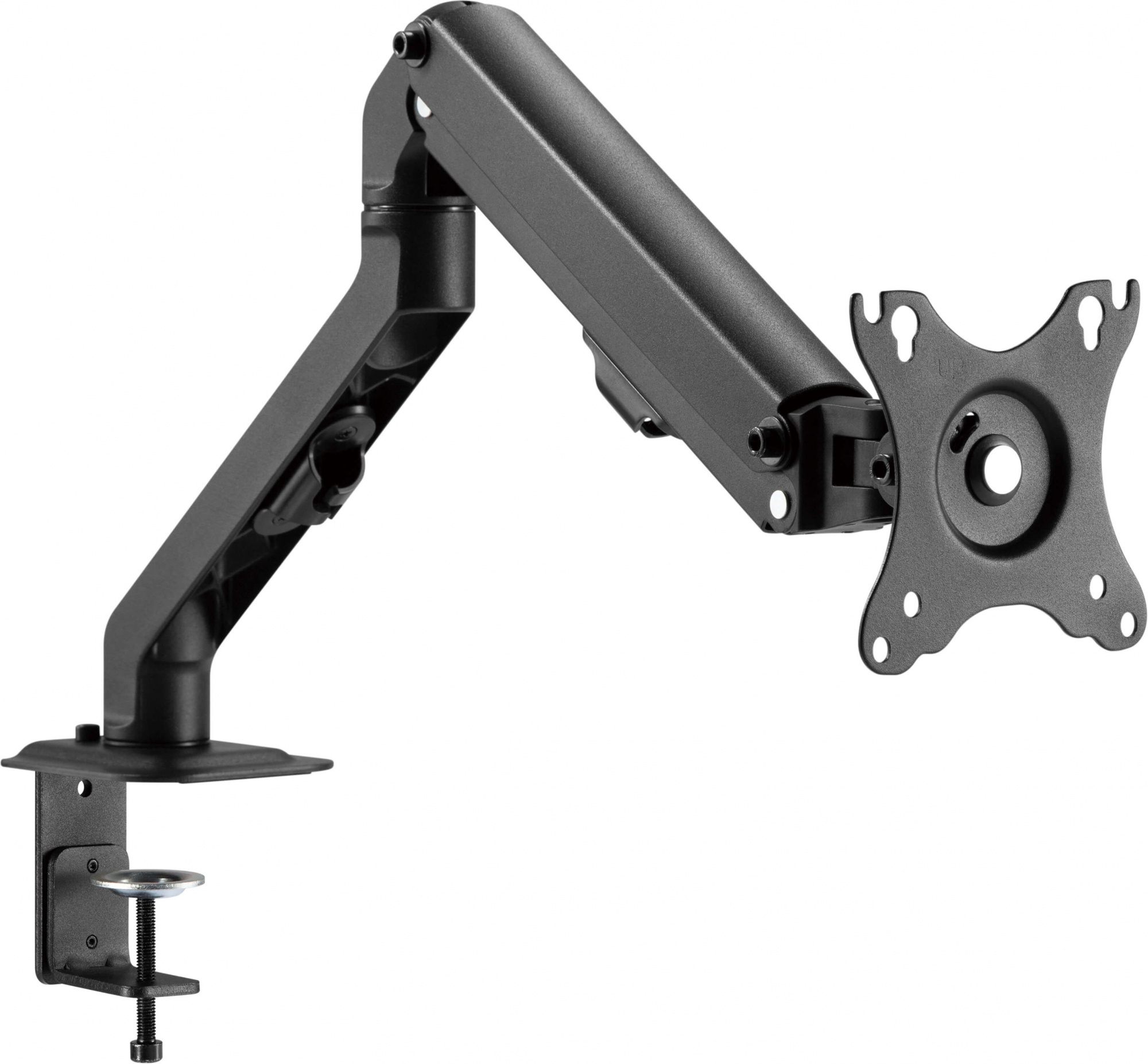 Кронштейн для мониторов Ultramounts UM728 черный 17"-27" макс.7кг крепление к столешнице поворот и н