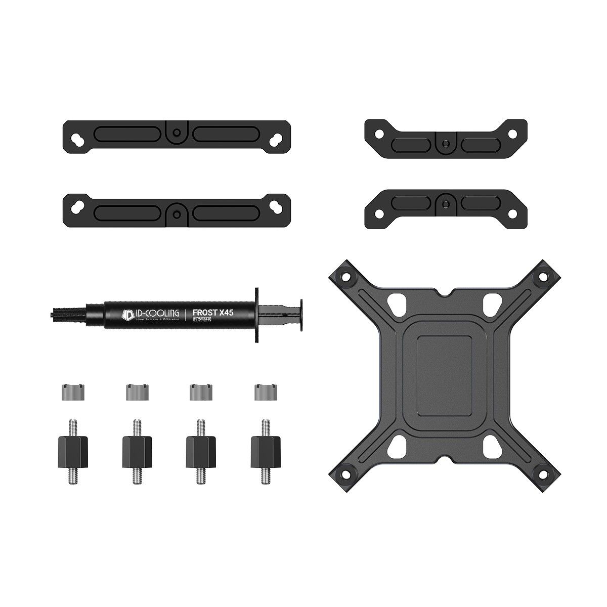 Устройство охлаждения(кулер) ID-Cooling IS-53-XT Soc-AM5/AM4/1200/1700/1851 черный 4-pin 14-33.2dB A