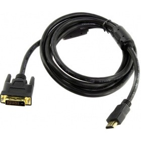 Кабель HDMI to DVI-D (19M -25M) 2м, TV-COM, 2 фильтра <LCG135F-2M>