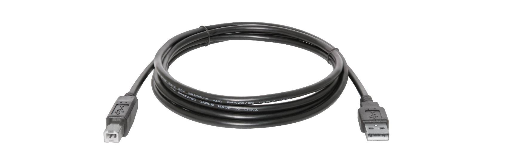 Defender Кабель USB 2.0 (AM) - USB 2.0 (BM), для периферийных устройств (принтеры и другие), чёрный,