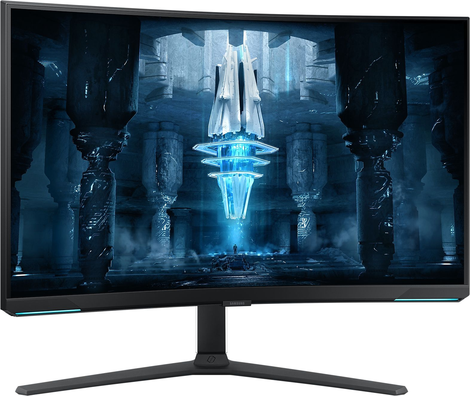 Монитор Samsung 32" Odyssey Neo G8 S32BG852NI черный/белый VA LED 16:9 HDMI полуматовая HAS Piv 350c