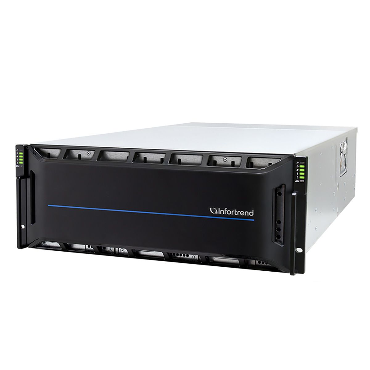 Сетевой накопитель Infortrend CS 2060D-J 4U/60bay, scale-out NAS, dual nodes subsystem including 2x4
