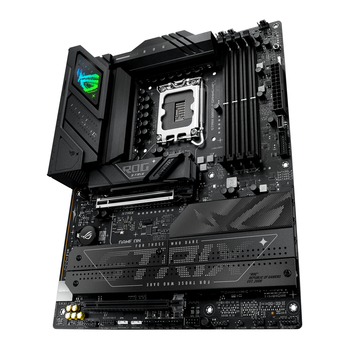 Материнская плата Asus ROG STRIX B860-F GAMING WIFI Soc-1851 Intel B860 4xDDR5 ATX AC`97 8ch(7.1) 2.