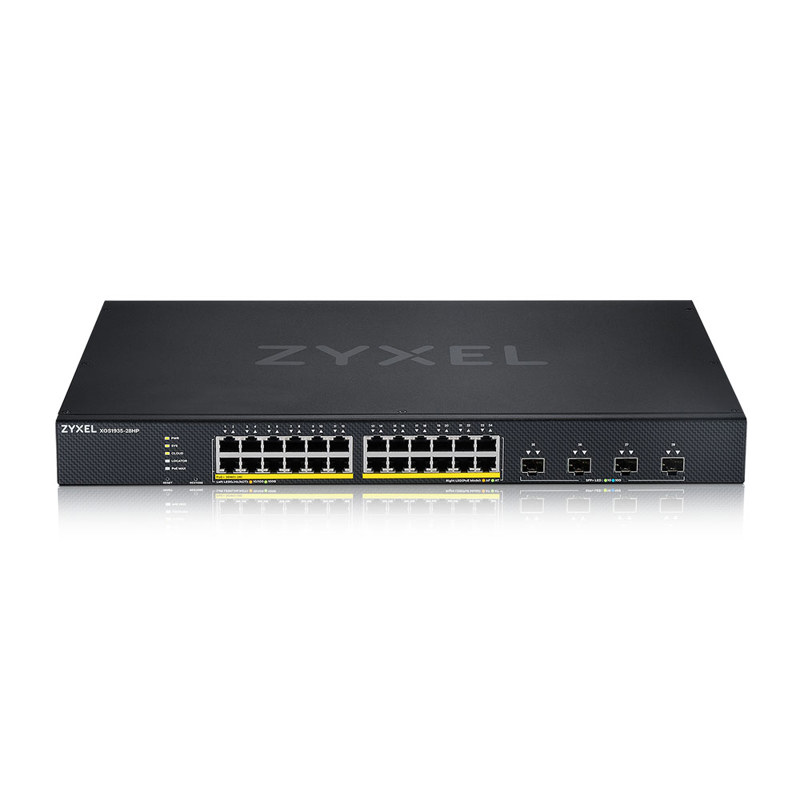 Коммутатор Zyxel NebulaFlex XGS1935-28HP-EU0101F (L2+) 24x1Гбит/с 4SFP+ 24PoE+ 375W управляемый