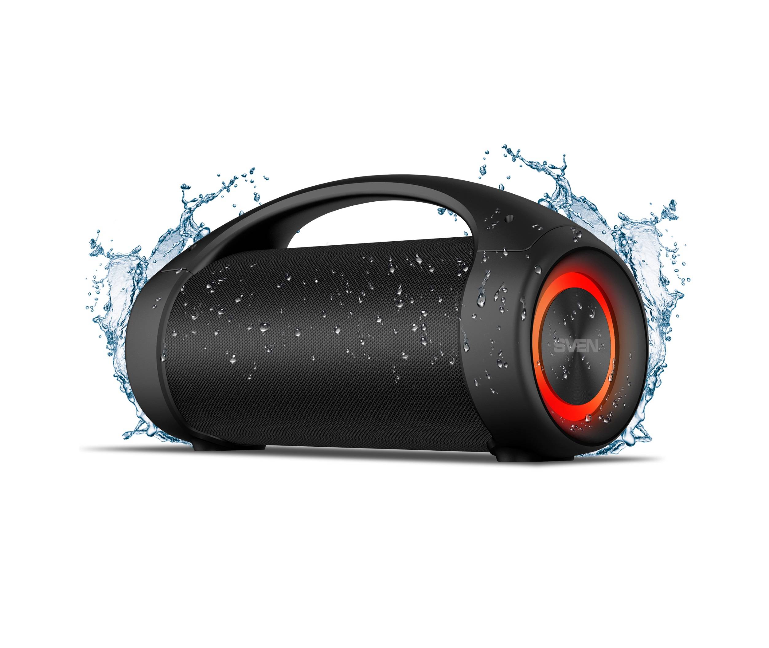 Колонка порт. Sven AC PS-370 черный 40W 2.0 BT 10м 3600mAh (SV-020408)