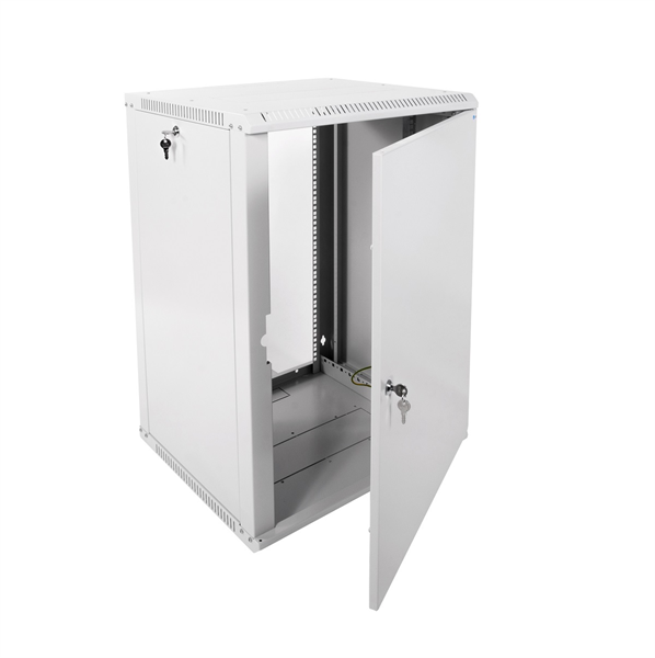 Шкаф ЦМО Шкаф телекоммуникационный настенный разборный ЭКОНОМ 18U (600х520) дверь металл