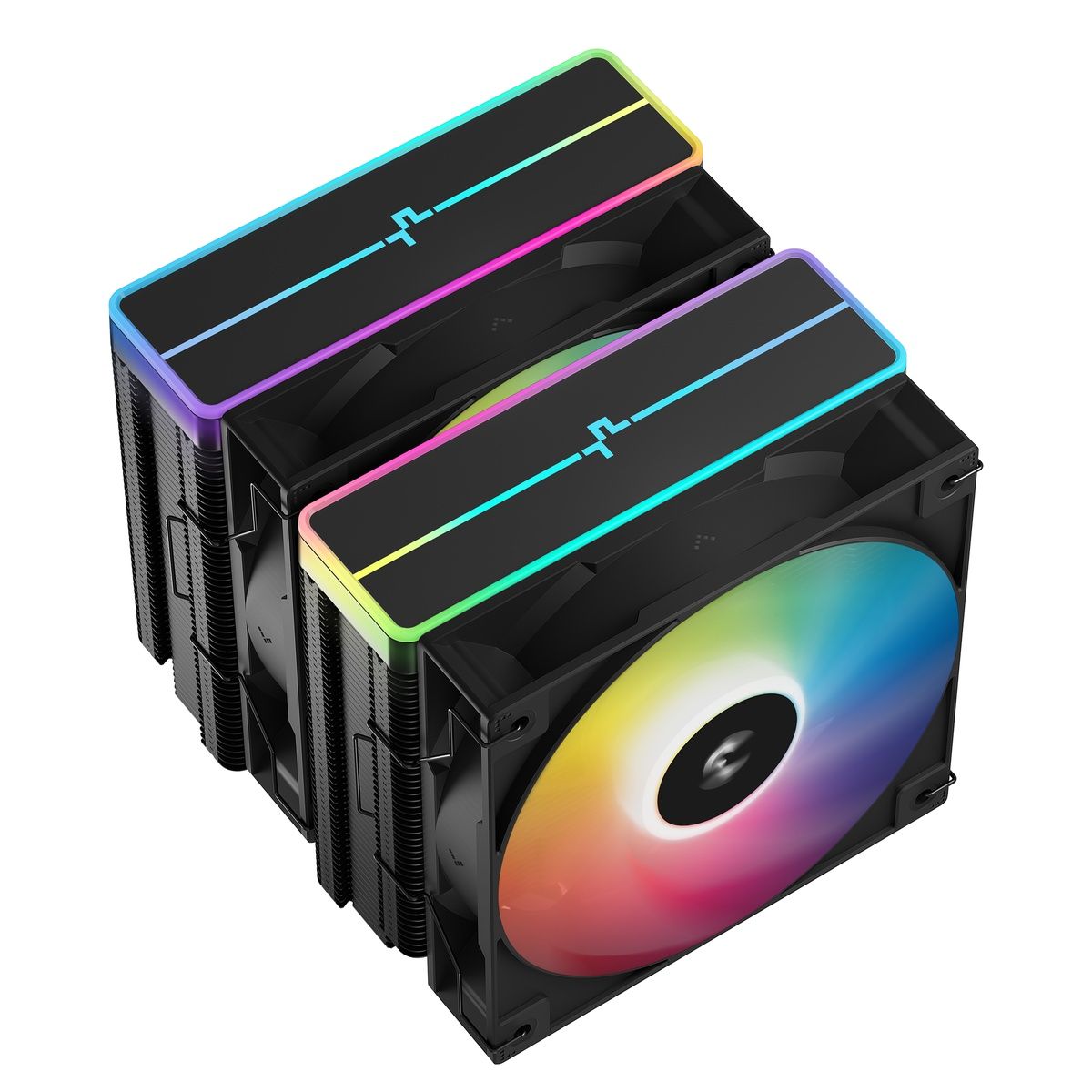 Устройство охлаждения(кулер) Deepcool AG620 Bk V2 ARGB Soc-AM5/AM4/1200/1700/1851 черный 4-pin 15-29