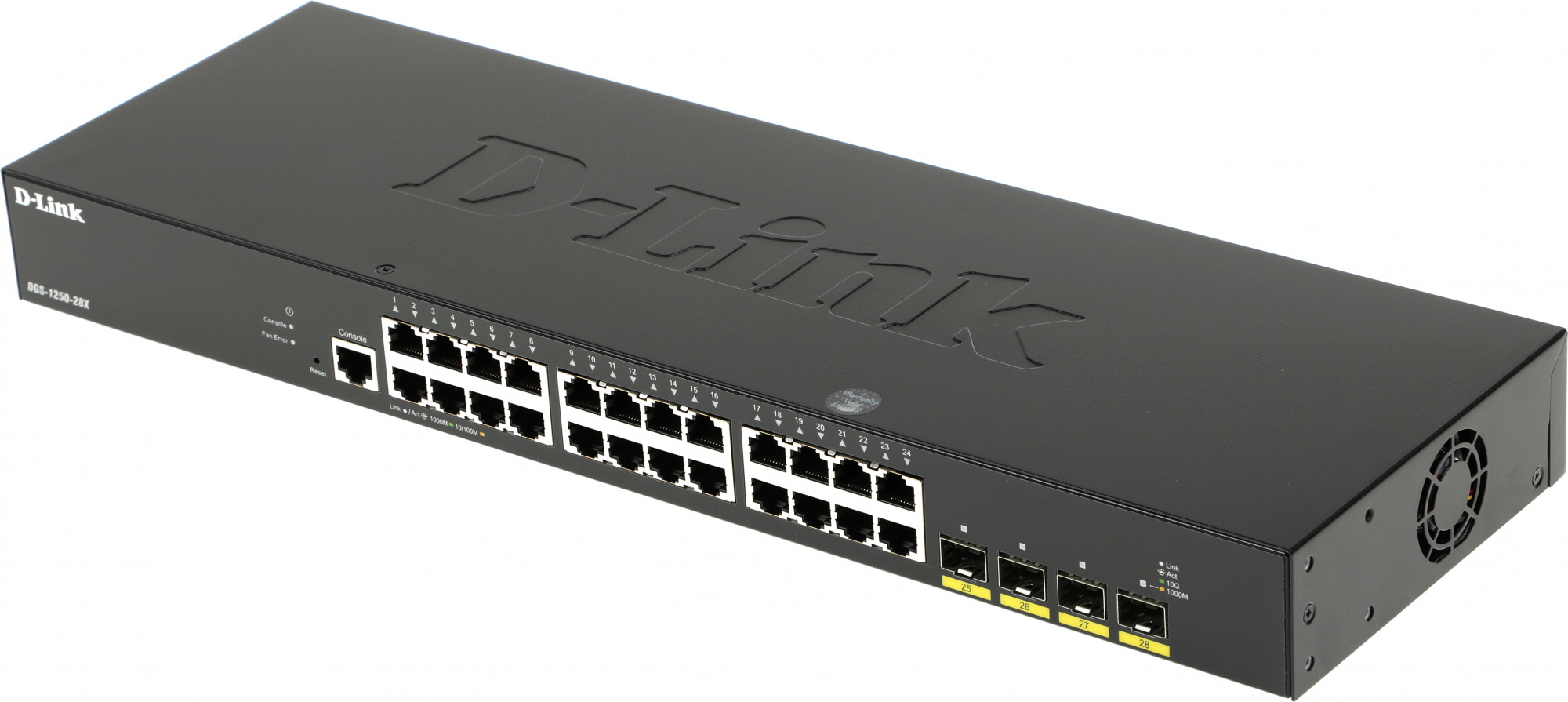 Коммутатор D-Link DGS-1250-28X/A1A 24x1Гбит/с 4SFP+ управляемый