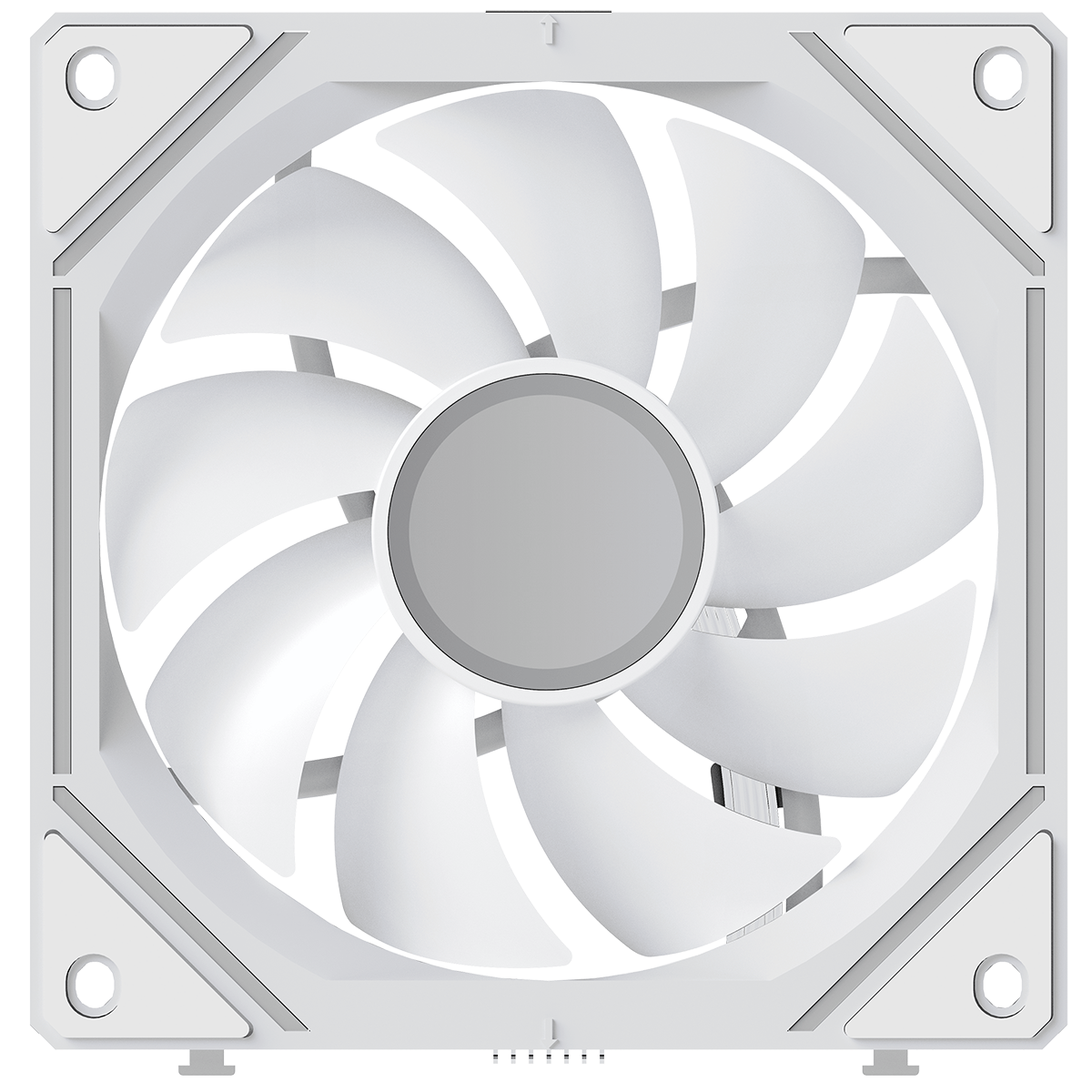 Вентилятор для корпуса Ocypus Gamma F12 UNI WH ARGB 3 IN 1, 3x120x120x25mm, 4-PIN PWM, 800-1800 RPM,