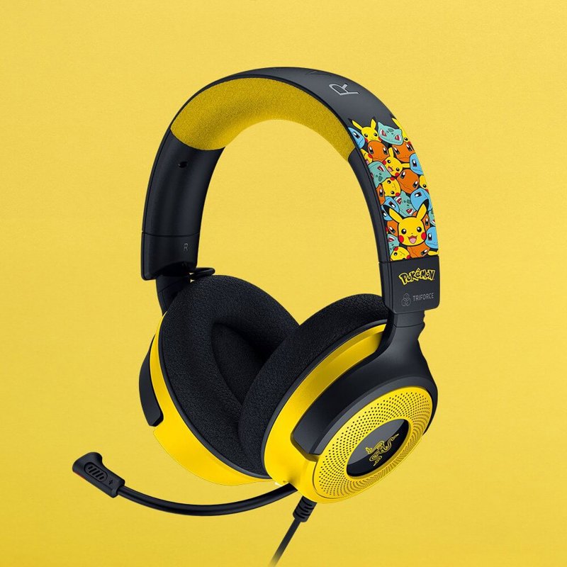 Гарнитура Razer Kraken V4 X - Pokemon Kanto Starters Ed.