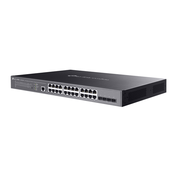 Коммутатор Omada 24-Port Gigabit and 4-Port 10GE SFP+ L2+ Managed Switch with 16-Port PoE+ & 8-Port 