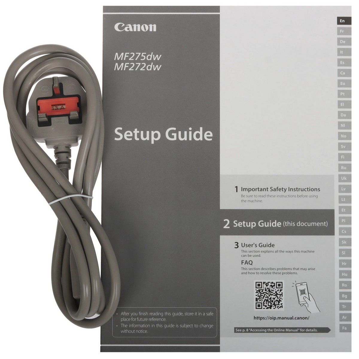 МФУ лазерный Canon i-Sensys MF272dw (5621C013) A4 Duplex WiFi черный