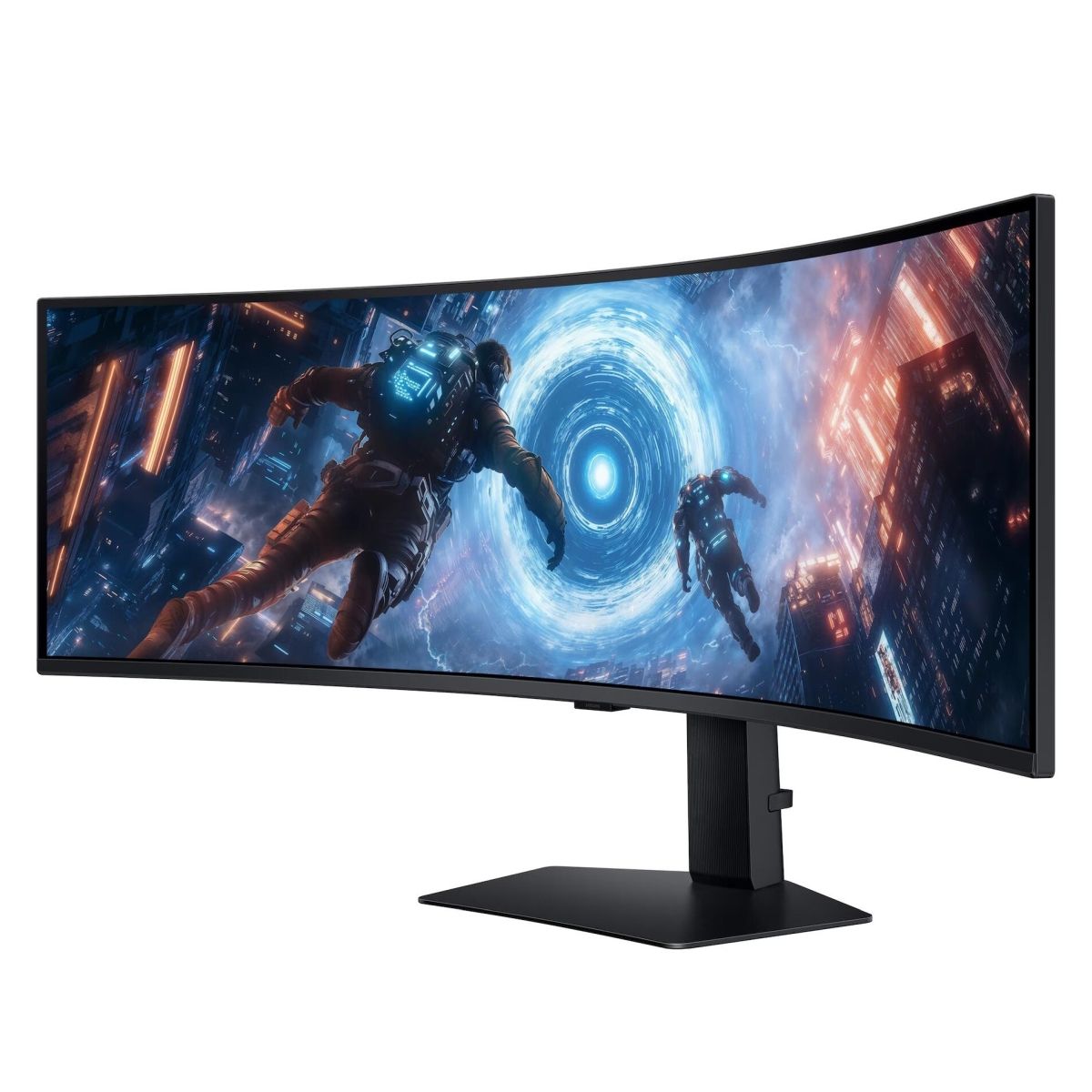 Монитор Samsung 49" Odyssey G9 S49FG916EIXCI черный VA LED 32:9 HDMI матовая HAS Piv 350cd 178гр/178