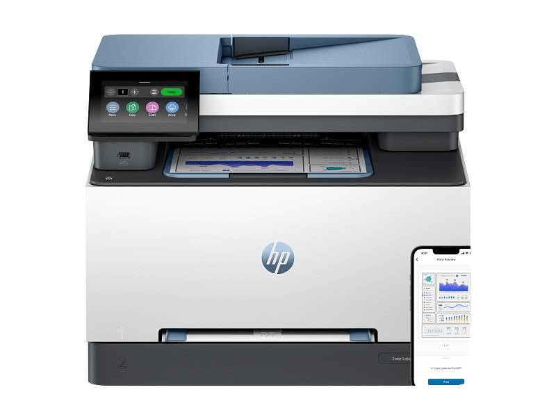 МФУ лазерный HP Color LaserJet Pro 3303fdw (499M8A) A4 Duplex WiFi белый