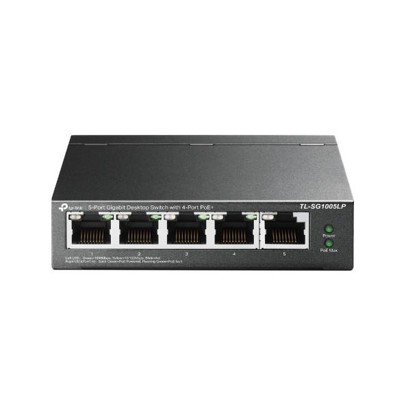 Коммутатор TP-Link TL-SG1005LP (L2) 5x1Гбит/с 4PoE+ 40W неуправляемый