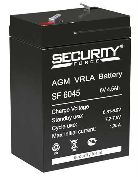 Аккумуляторная батарея SECURITY FORCE SF 6045