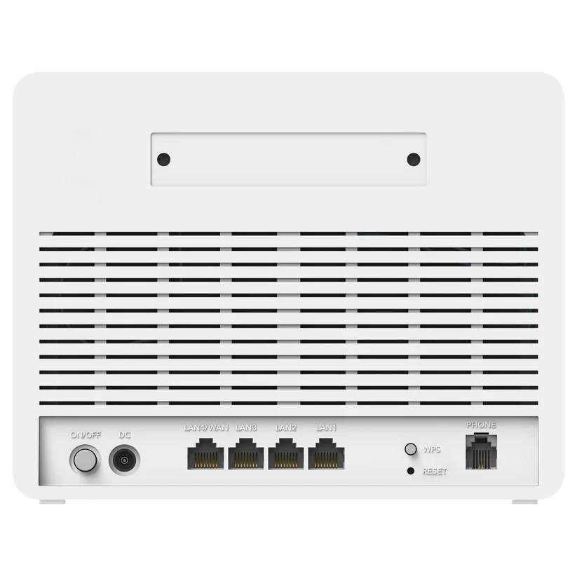 Модем CUDY N300 Wi-Fi 4G LTE-Cat4 VoLTE Router, build-in 4G LTE modem,  4 10/100M RJ45 Ports, 1 RJ11