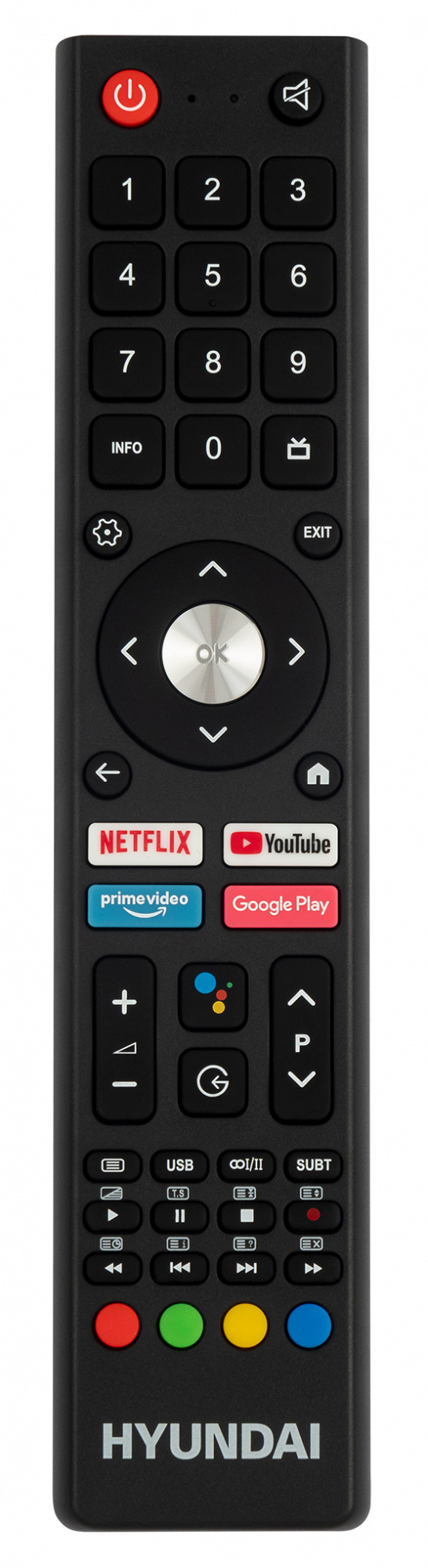 Телевизор QLED Hyundai 55" H-LED55QBU7500 Android TV Frameless черный/серебристый 4K Ultra HD 60Hz D