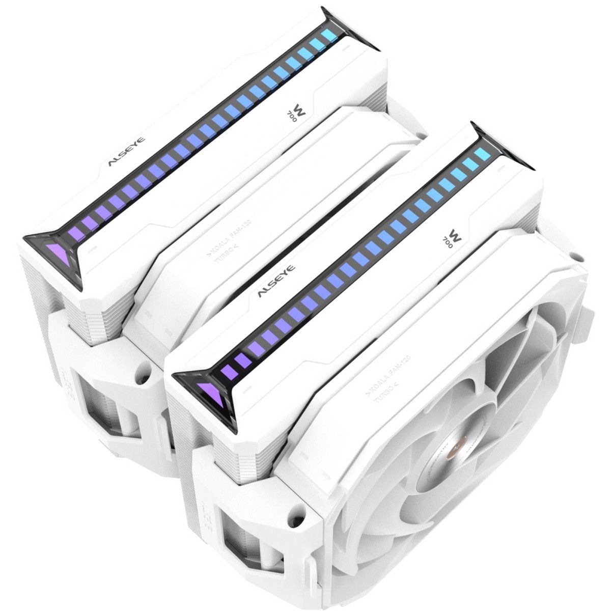 CPU Cooler 134*148*159mm, 1000-2200RPM, 33.18-86.2CFM, 0-35.3dBA, 12V, 0.02-0.3A, Dual Ball