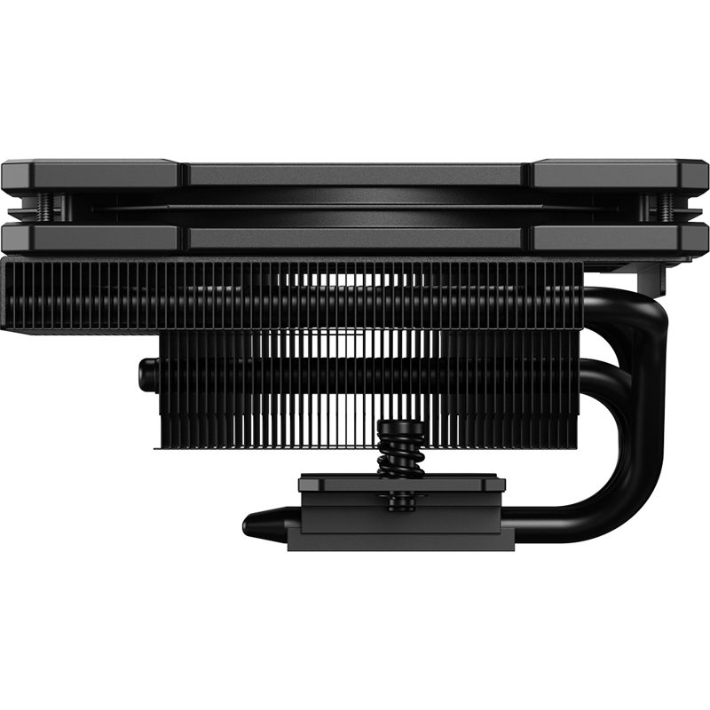 Устройство охлаждения(кулер) ID-Cooling IS-67-XT Soc-AM5/AM4/1200/1700/1851 черный 4-pin 16-35dB Al+