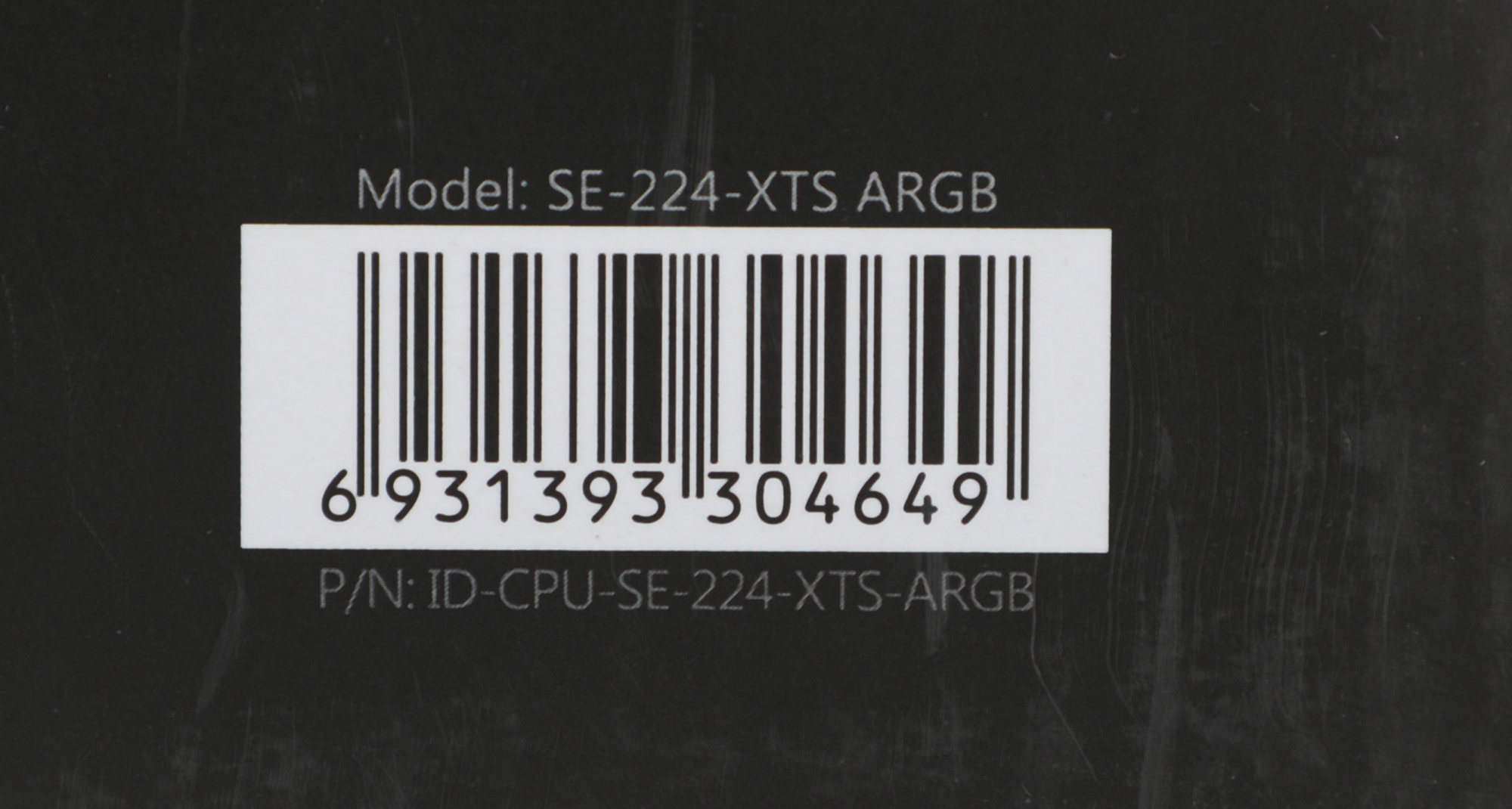 Устройство охлаждения(кулер) ID-Cooling SE-224-XTS ARGB Soc-AM5/AM4/1200/1700/1851 черный 4-pin 29dB