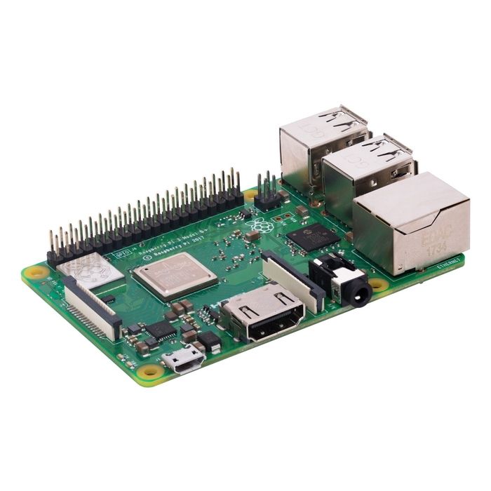 Одноплатный компьютер Raspberry Pi 3 Model B (RA432,E14 version) Retail,1GB RAM,QuadCore 1.2GHz Broa