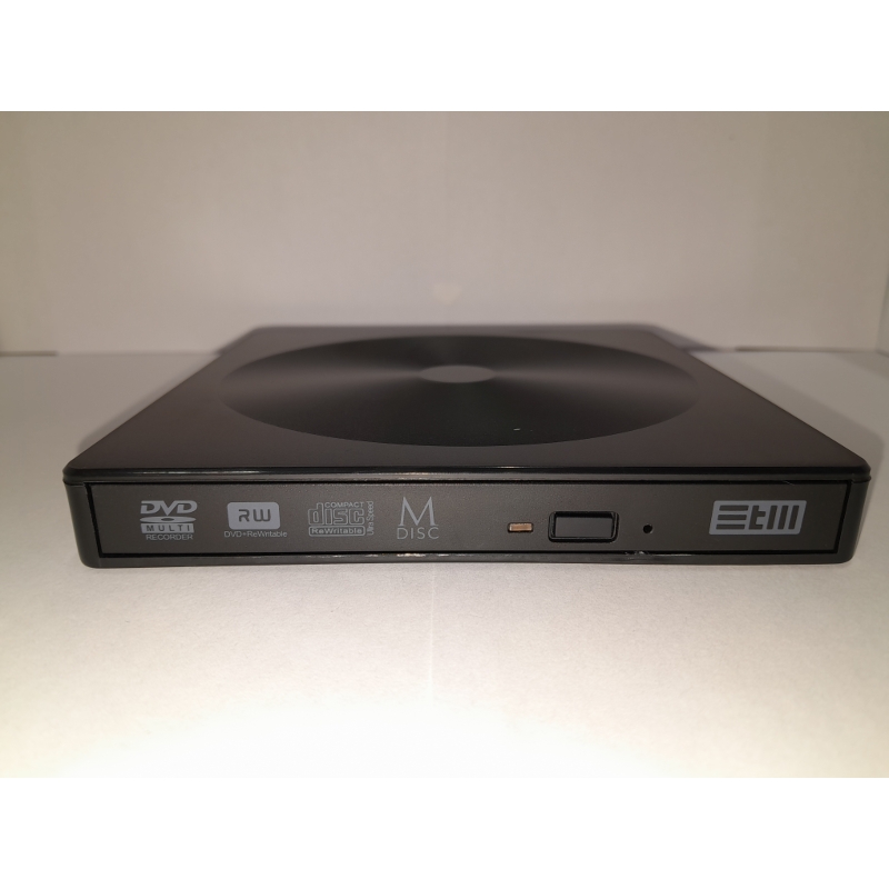 Внешний оптический привод DVD-RW ext. Black Slim Ret USB3.0+TYPE-C