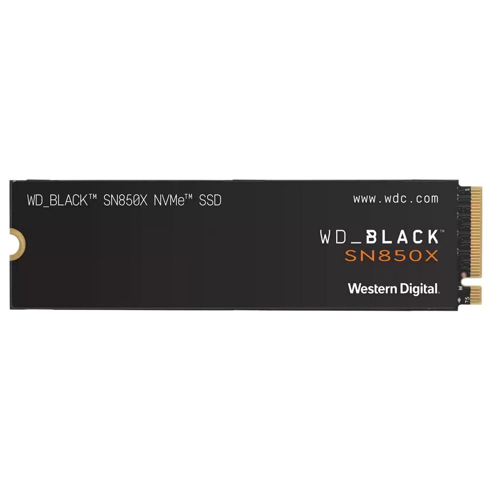 Накопитель SSD WD PCIe 4.0 x4 1TB WDS100T2X0E Black SN850X M.2 2280