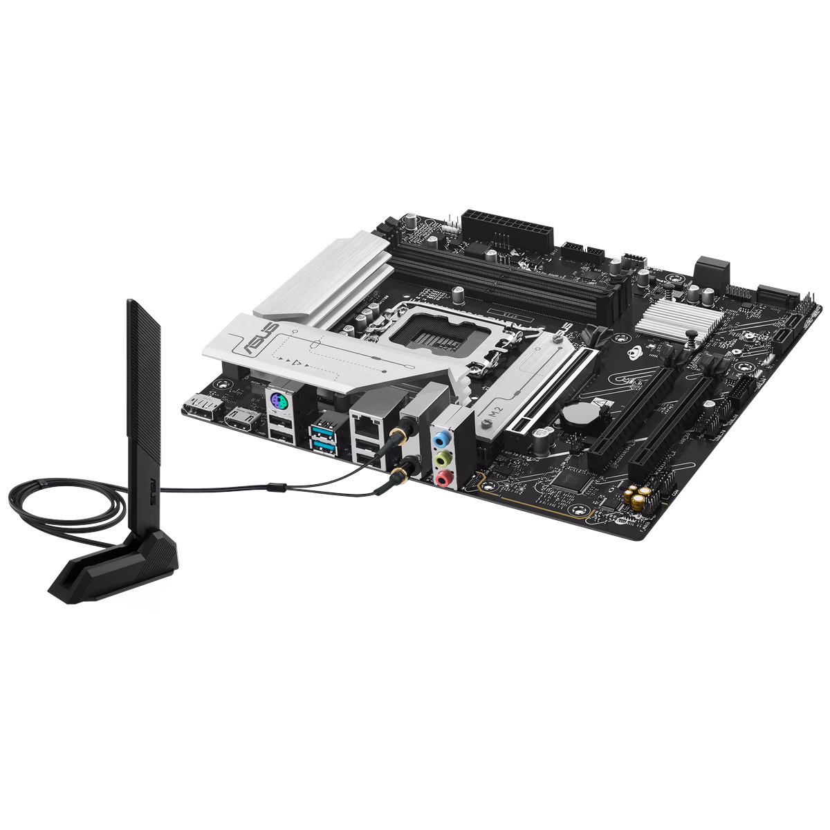 Материнская плата Asus PRIME B760M-A WIFI II Soc-1700 Intel B760 4xDDR5 mATX AC`97 8ch(7.1) 2.5Gg RA