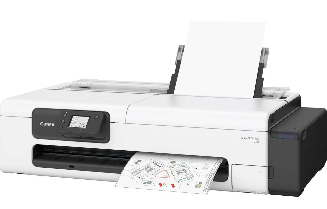 Плоттер струйный Canon imagePROGRAF TC-21 (24", A1, 4 цвета, WiFi, без стенда, СНПЧ ) замена 5815C00