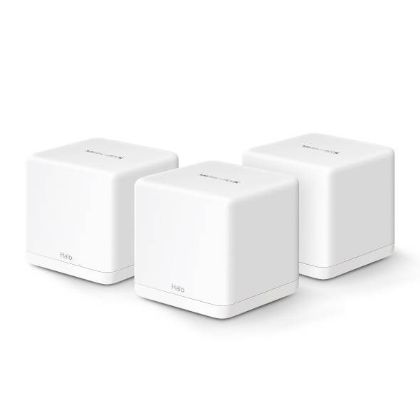 Бесшовный Mesh роутер Mercusys Halo H60X(3-pack) AX1500 10/100/1000BASE-TX белый (упак.:3шт)