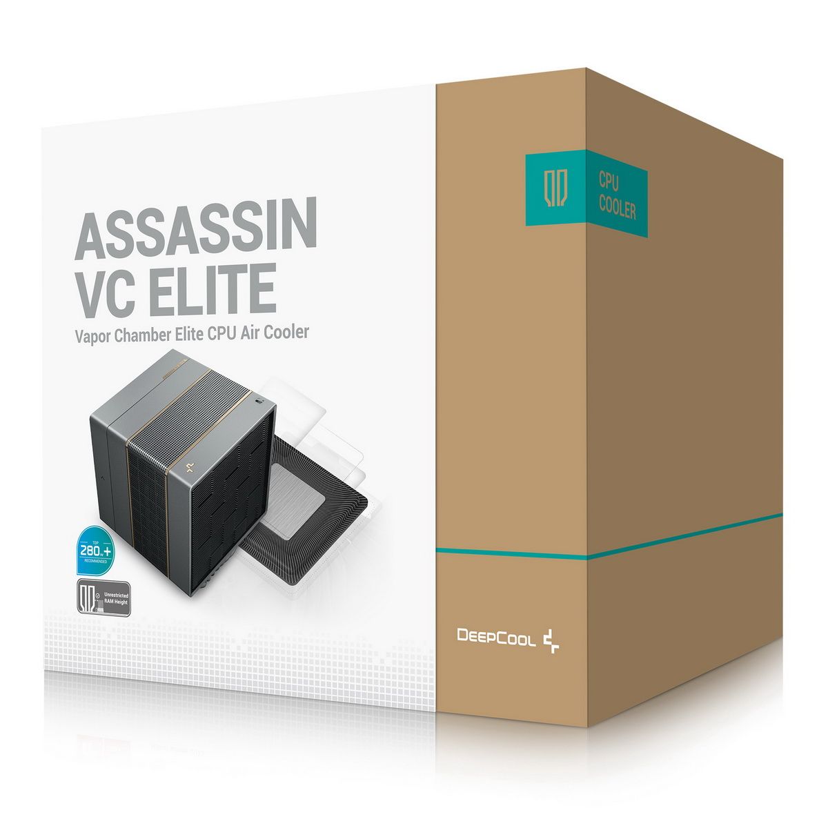 Устройство охлаждения(кулер) Deepcool ASSASSIN VC Elite Soc-AM5/AM4/1200/2066/1700/1851 черный 4-pin