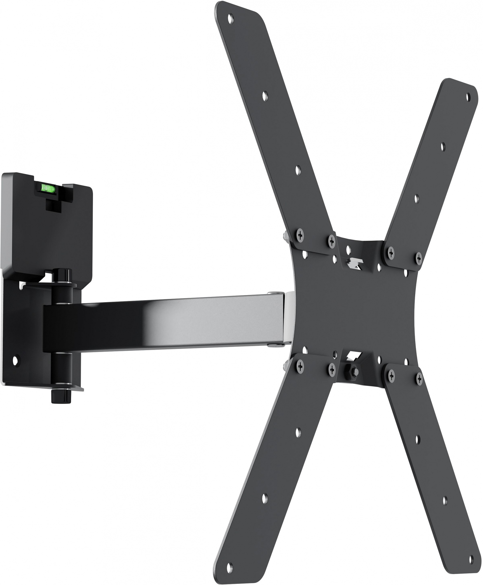 Кронштейн для телевизора Holder LCDS-5520-B черный 32"-55" макс.45кг настенный поворотно-выдвижной и