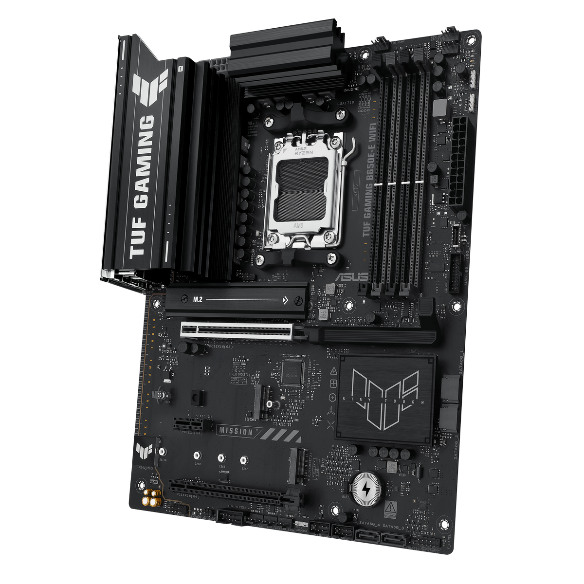 Материнская плата Asus TUF GAMING B650E-E WIFI Socket AM5 AMD B650 4xDDR5 ATX AC`97 8ch(7.1) 2.5Gg R