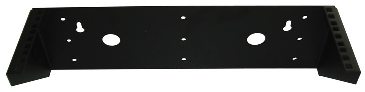 Кронштейн ЦМО Кронштейн телекоммуникационный настенный вертикальный 2U, цвет черный