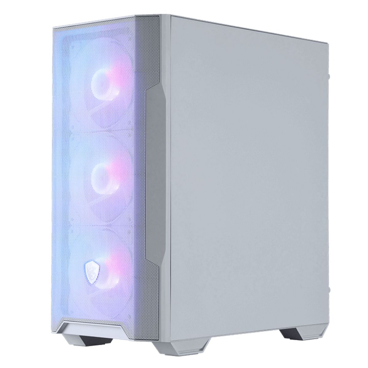 Корпус MSI MAG FORGE M100R WHITE Mini-Tower, MATX, 1xUSB 3.0, 2xUSB 2.0, 4x120mm ARGB Fan, ARGB Cont