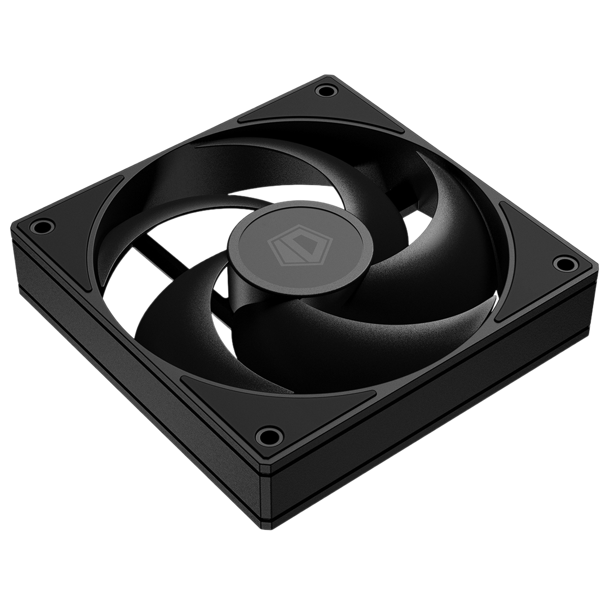 Вентилятор для корпуса ID-Cooling AS-120-K 120х120x25 черный 4-pin 30дБ Ret