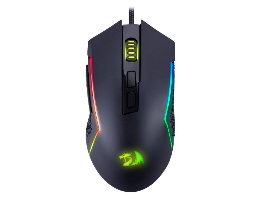 Мышь Redragon Trident Lite черный оптическая 8000dpi USB 7but (72018)