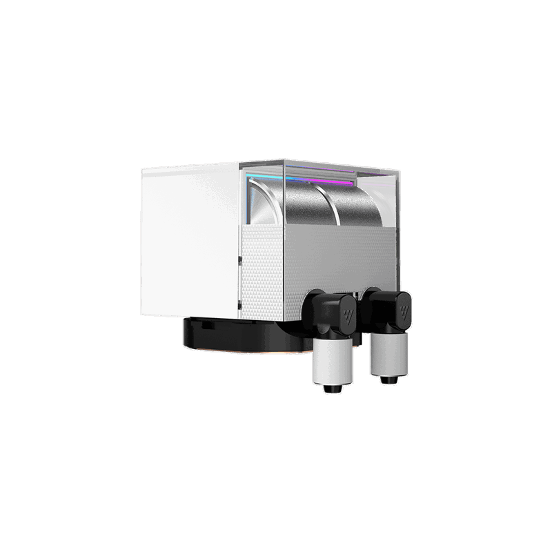 Система водяного охлаждения PcCooler DS360 Display Soc-AM5/AM4/1200/1700/1851 белый 4-pin 39.8dB Al 